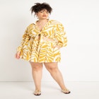 Printed Coverup Swing Shorts image number null