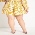 Printed Coverup Swing Shorts image number null