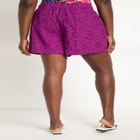 Eyelet Coverup Shorts image number null