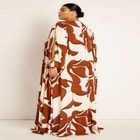 Gabi Fresh Swim x ELOQUII Slit Sleeve Coverup Duster image number null