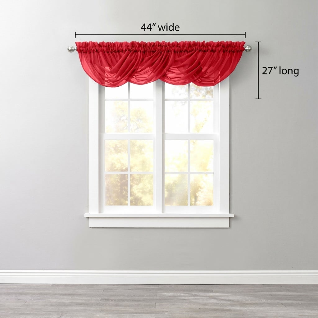 BH Studio Sheer Voile Toga Valance image number 4