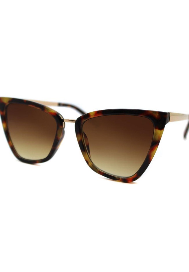 Angled Tortoiseshell Sunglasses image number null