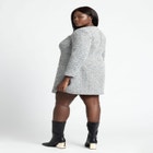 Tweed Long Sleeve Mini Dress image number null