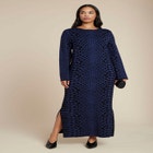 Wide Sleeve Sweater Dress image number null