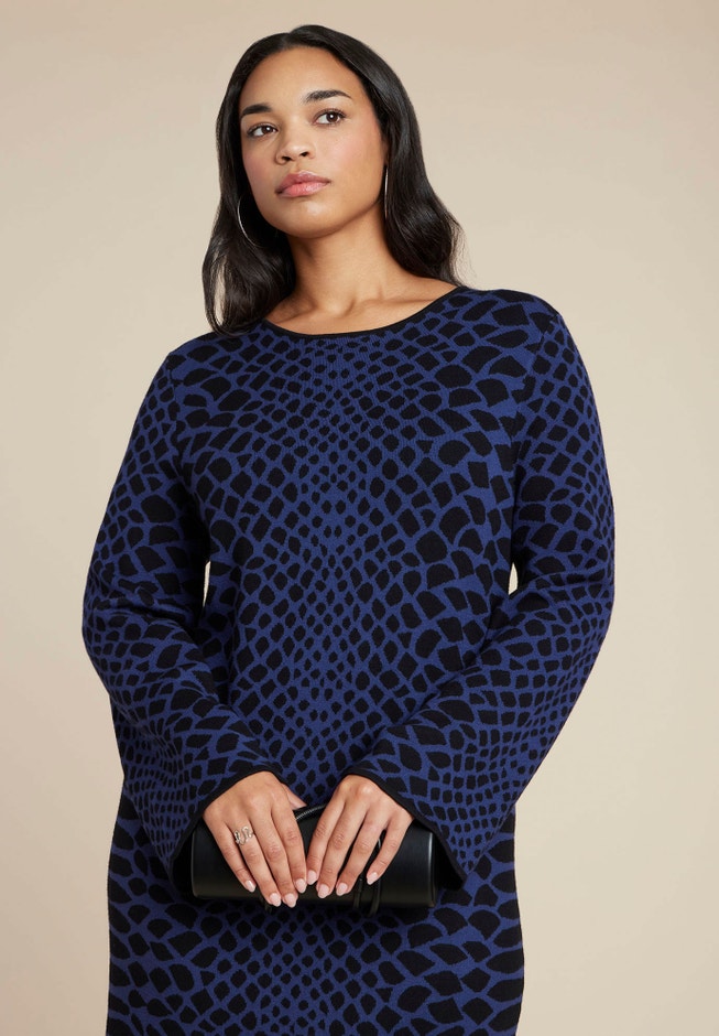 Wide Sleeve Sweater Dress image number 3