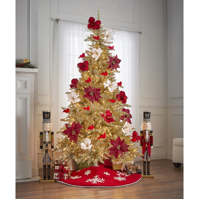 7½' Pre-Lit Champagne Tree image number null