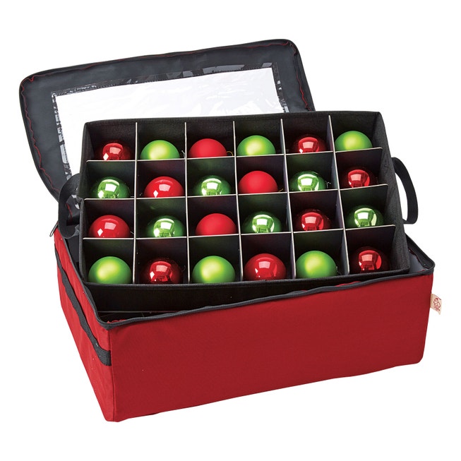 2-Tray Ornament Storage Bag image number null