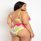 Gabi Fresh Swim x ELOQUII Ring Front Cutout Swimsuit image number null