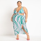 Gabi Fresh Swim x ELOQUII Ring Front Cutout Swimsuit image number null