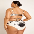 Gabi Fresh Swim x ELOQUII Waist Chain Detail Swimsuit with Cutouts image number null