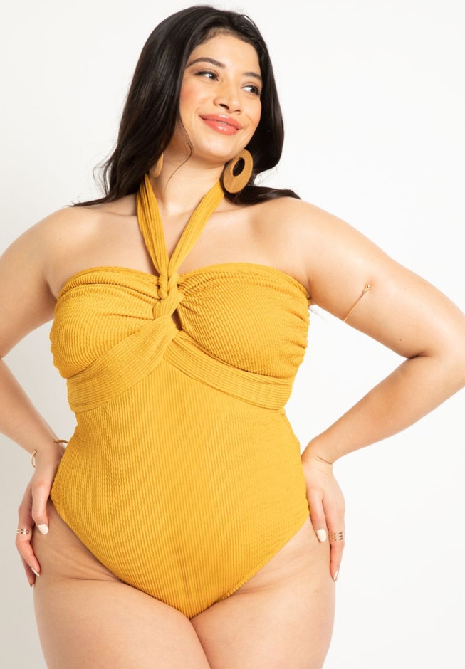 Braided Halter Swimsuit image number null