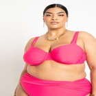 Gabi Fresh Swim x ELOQUII Gathered Underwire Bikini Top image number null