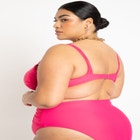 Gabi Fresh Swim x ELOQUII Gathered Underwire Bikini Top image number null