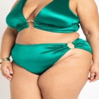 Gabi Fresh Swim x ELOQUII High Waisted Bikini Bottom with Ring Detail image number null