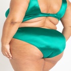 Gabi Fresh Swim x ELOQUII High Waisted Bikini Bottom with Ring Detail image number null