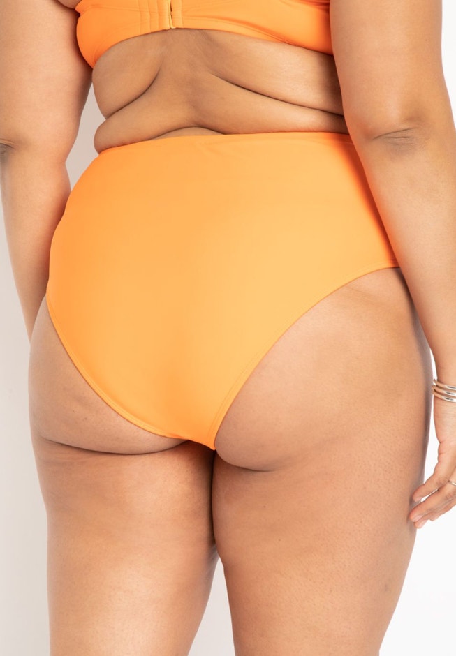 Gabi Fresh Swim x ELOQUII High Waisted Bikini Bottom with Side Sash image number null