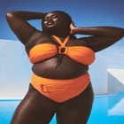 Gabi Fresh Swim x ELOQUII High Waisted Bikini Bottom with Side Sash image number null