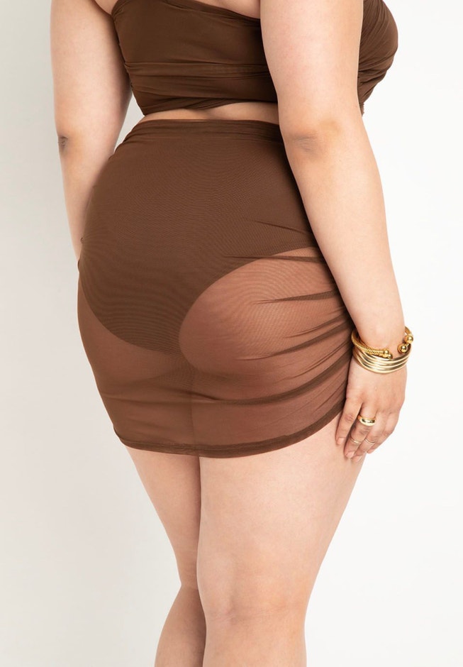 Ruched Bikini Miniskirt image number 3