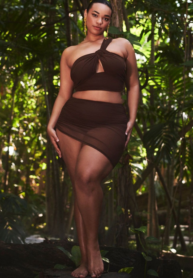 Ruched Bikini Miniskirt image number 0