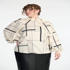 Draped Sleeve Printed Top image number null