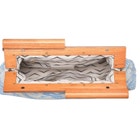 Embroidered Wood Frame Clutch - Extended Length image number null