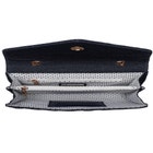 Quilted Denim Clutch image number null