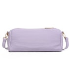 Ribbed Detail Crossbody with Chain - Extended Length image number null