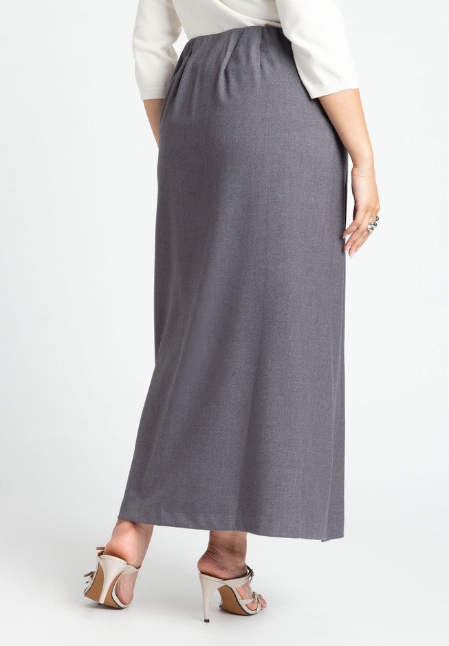 Maxi Structured Wrap Skirt image number 2