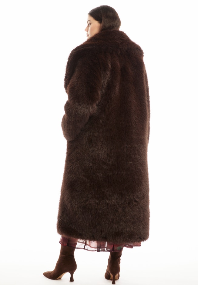 Shaggy Faux Fur Coat image number 1