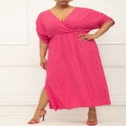 ELOQUII Elements Dolman Sleeve Maxi Dress image number null