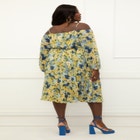 ELOQUII Elements Pleated Off The Shoulder Dress image number null