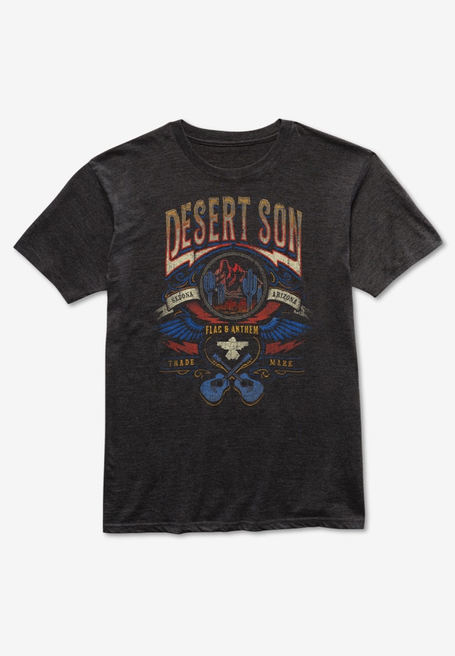 Graphic Burnout Tee Shirt image number 0