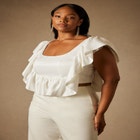 Bridal by ELOQUII Ruffle Bustier image number null