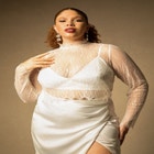 Bridal by ELOQUII Lace Turtleneck image number null