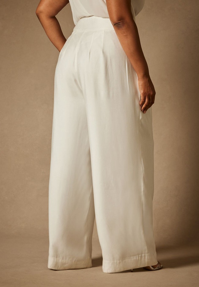 Bridal by ELOQUII Wide Leg Pant image number 2