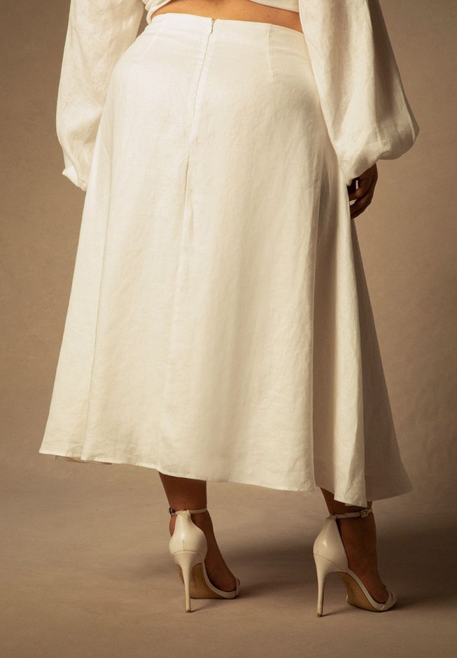 Bridal by ELOQUII A-Line Skirt image number 2