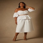 Bridal by ELOQUII Peplum Skirt image number null