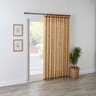 Natural Woven Bamboo Light-Filtering Tab-Top Window Panel image number 0