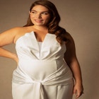 Bridal by ELOQUII Satin Mermaid Gown image number null