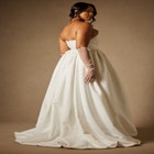 Bridal by ELOQUII Corset Gown With Bubble Skirt image number null