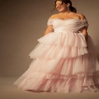 Bridal by ELOQUII Mixed Tulle Gown image number null