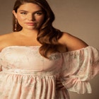 Bridal by ELOQUII Off The Shoulder Printed Dress image number null