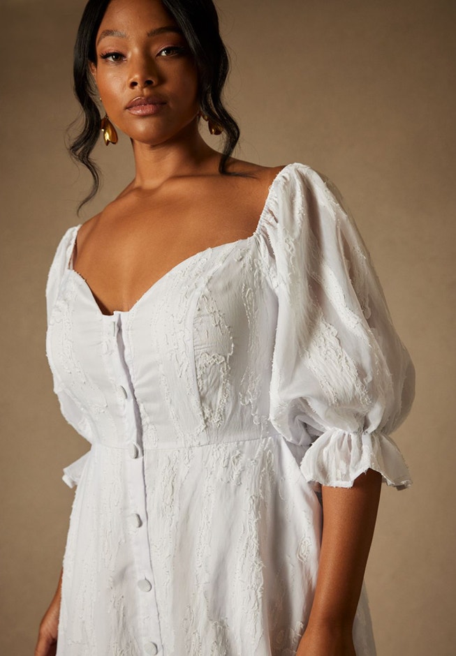 Bridal by ELOQUII Sweetheart Neck Dress image number 1