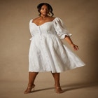 Bridal by ELOQUII Sweetheart Neck Dress image number null