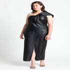 Faux Leather Bow Top image number null