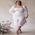 Bridal by ELOQUII Dramatic Sleeve Dress image number null