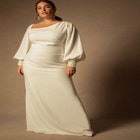 Bridal by ELOQUII Pearl Cuff Gown image number null