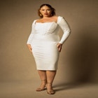 Bridal by ELOQUII Bustier Bodice Dress image number null