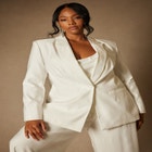 Bridal by ELOQUII One Button Blazer image number null