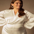 Bridal by ELOQUII Flare Sleeve Jumpsuit image number null